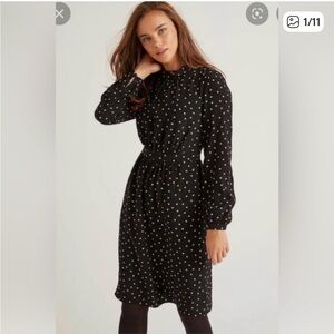 Nearly New Boden Long Sleeve Juliana Viscose Dress - Sz 8